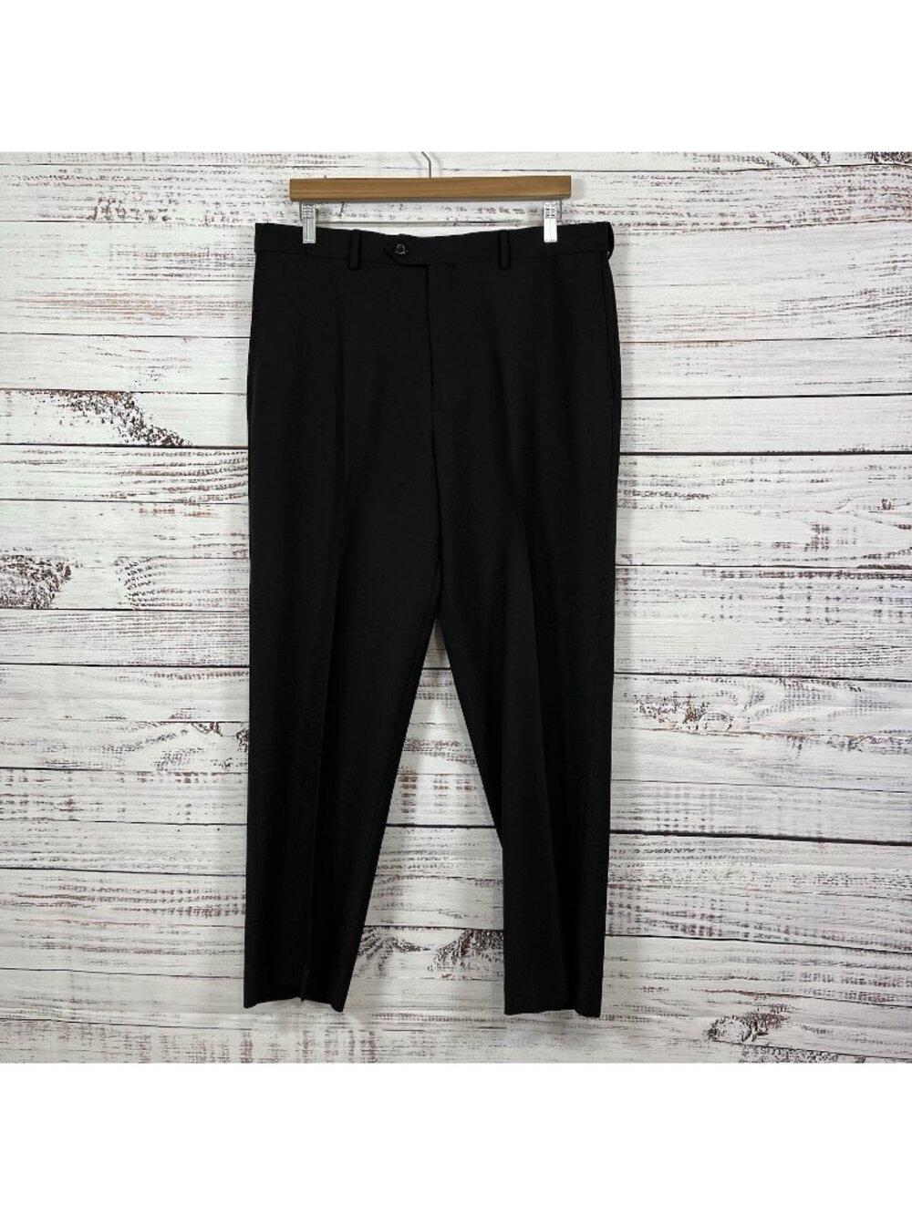 Covington Black Flat Front Dress Pants